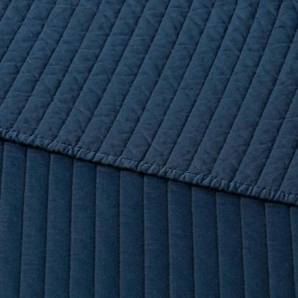 Threshold Navy Quilted Bedspread